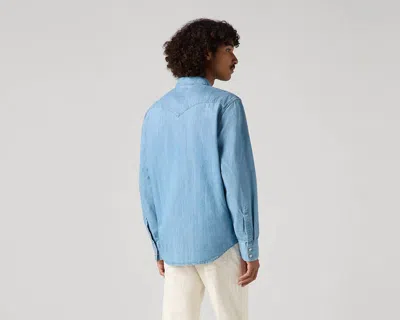 Levi's Barstow Western Denim Shirt In Blue