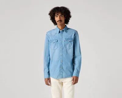 Levi's Barstow Western Denim Shirt In Blue