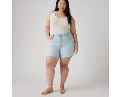 Levi's Plus Size 501 Original High-rise Shorts In Blank Spot