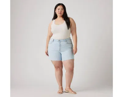 Levi's Plus Size 501 Original High-rise Shorts In Blank Spot
