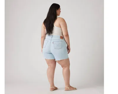 Levi's Plus Size 501 Original High-rise Shorts In Blank Spot