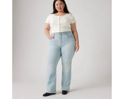 Levi's 725 High Rise Bootcut Women's Jeans (plus Size) 16m In Eternal Indigo