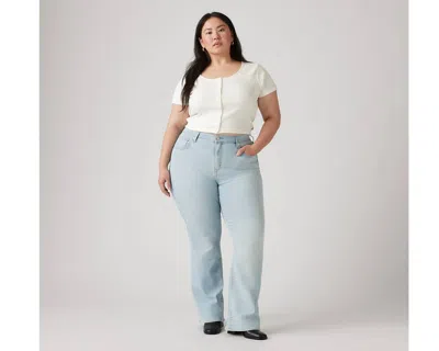 Levi's 725 High Rise Bootcut Women's Jeans (plus Size) 16m In Eternal Indigo