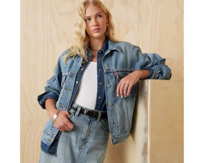 Levi's Womens Soft As Butter Original Trucker Denim Jacket Xs In Soft As Butter