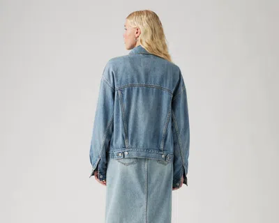 Levi's Womens Soft As Butter Original Trucker Denim Jacket Xs In Soft As Butter
