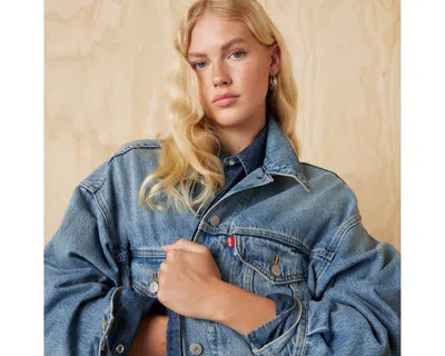 Levi's Womens Soft As Butter Original Trucker Denim Jacket Xs In Soft As Butter