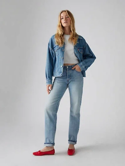 Levi's 501 90s Selvedge Cotton Jeans In Piece Of History