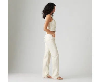 Levi's Low Pro Straight-leg Jean In Ivory White