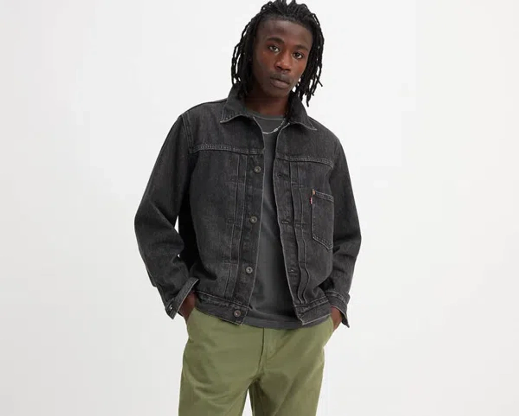 Levi's Type 1 Denim Trucker Jacket In Black | ModeSens