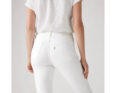 Levi's 726 High Rise Flare Jeans In Soft Clean White