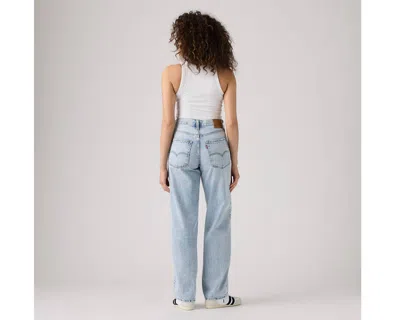 Levi's Baggy Dad High Rise Straight Jeans In Fan Flare