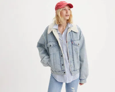 Levi's 90s Sherpa Trucker Jacket In Morning Sunlight