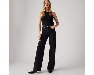 Levi's Ribcage High Waist Wide Leg Jeans In Rosie Posie