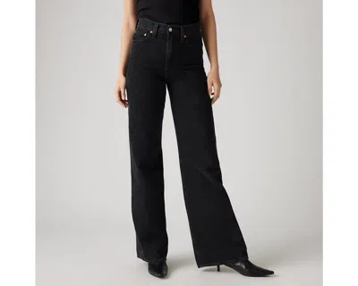 Levi's Ribcage High Waist Wide Leg Jeans In Rosie Posie