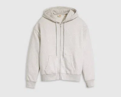Levi's Everyday Zip Up Hoodie In Heather Grey
