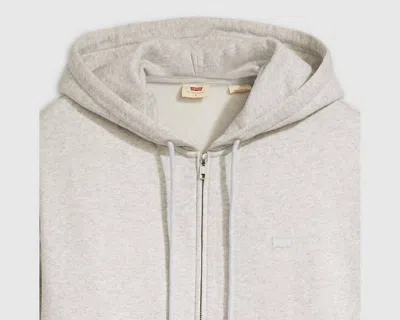 Levi's Everyday Zip Up Hoodie In Heather Grey