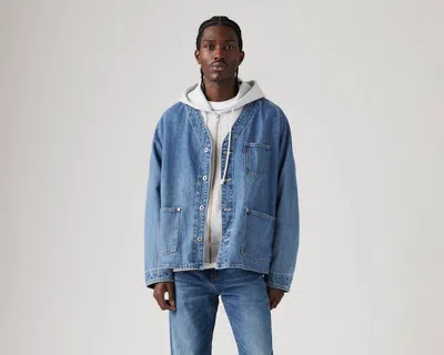 Levi's Union Engineer Coat In Blue