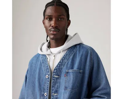 Levi's Union Engineer Coat In Blue