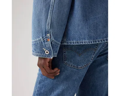 Levi's Union Engineer Coat In Blue