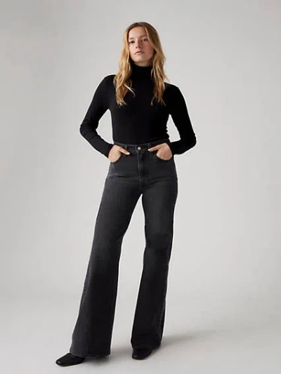 Levi's Ribcage High Waist Wide Leg Jeans In Rosie Posie