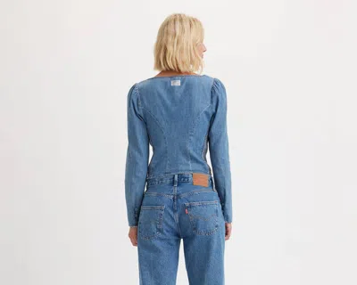 Levi's Ophelia Corset Blouse In Soft As Butter