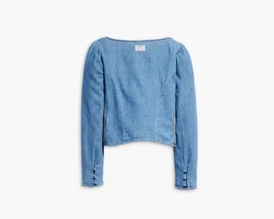 Levi's Ophelia Corset Blouse In Soft As Butter