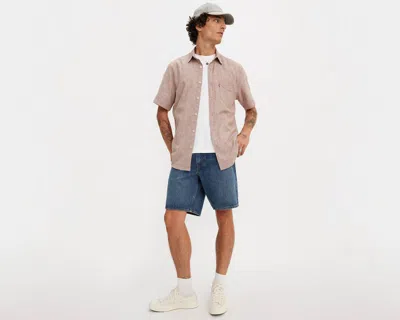 Levi's 468 Stay Loose Shorts In Picnic & Friends