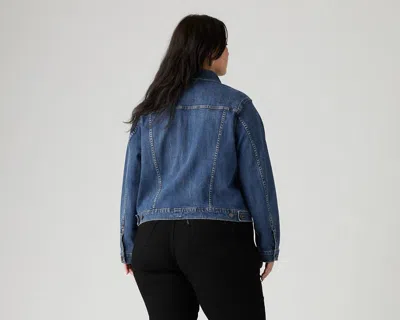 Levi's Plus Size Button-down Original Denim Trucker Jacket In See Her Run