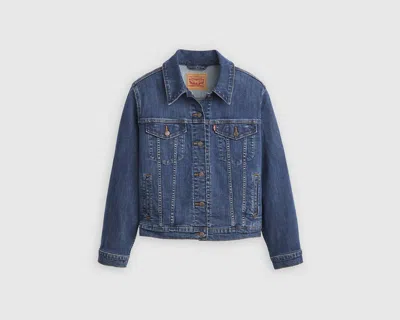 Levi's Plus Size Button-down Original Denim Trucker Jacket In See Her Run