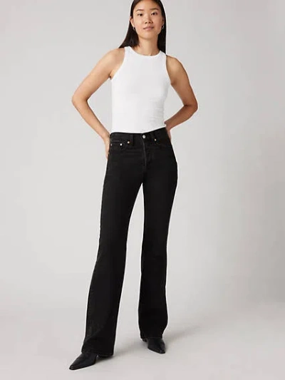 Levi's Dad Black Denim High Rise Jeans In The Zone