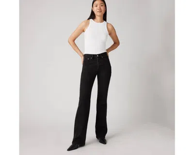 Levi's Dad Black Denim High Rise Jeans In The Zone