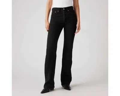 Levi's Dad Black Denim High Rise Jeans In The Zone