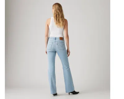 Levi's 726 High-rise Flare Flip Through Flare Jean In Light Wash