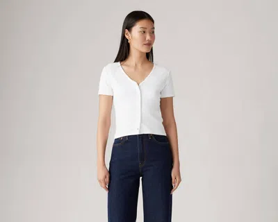 Levi's Muse Short Sleeve T-shirt In White