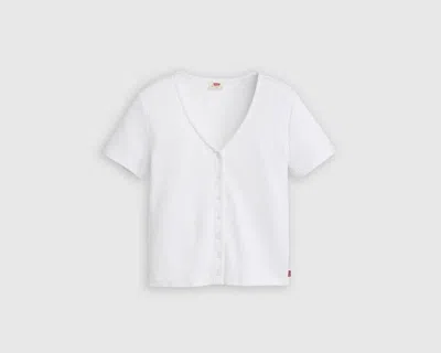 Levi's Muse Short Sleeve T-shirt In White