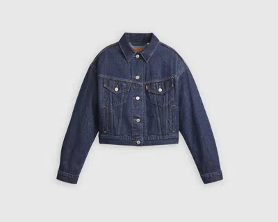 Levi's Chic Fur-lined Women's Jacket In Blue