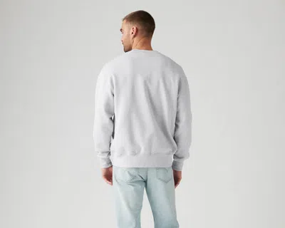 Levi's Authentic Crewneck Sweatshirt In Light Heather Grey