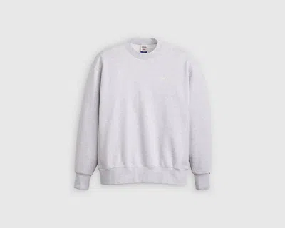 Levi's Authentic Crewneck Sweatshirt In Light Heather Grey
