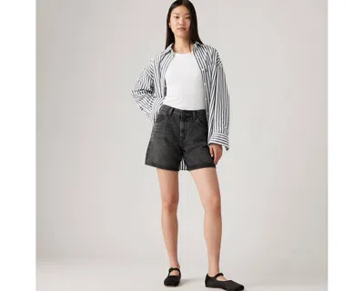 Levi's 501 Mid-thigh High Rise Straight Fit Denim Shorts In Case Close