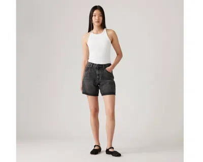 Levi's 501 Mid-thigh High Rise Straight Fit Denim Shorts In Case Close