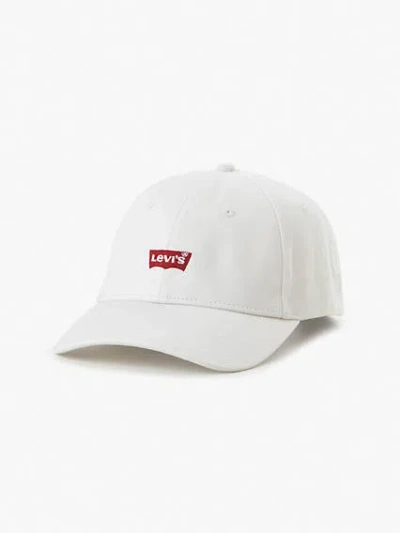Levi's Housemark Flexfit Cap In Regular White