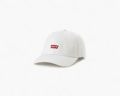 Levi's Housemark Flexfit Cap In Regular White