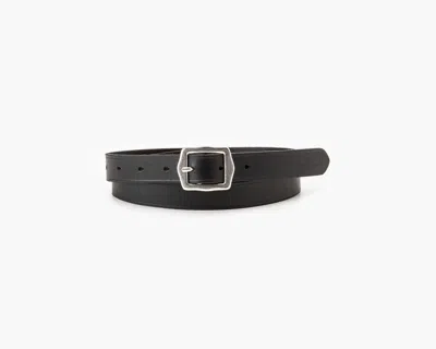 Levi's Luxe Leather Belt In Regular Black