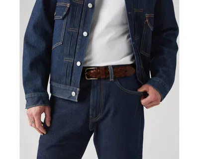 Levi's Leather Braid Belt In Brown