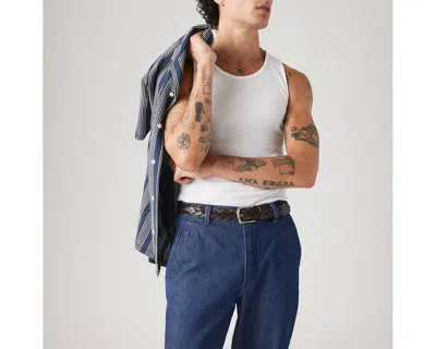 Levi's Leather Braid Belt In Brown