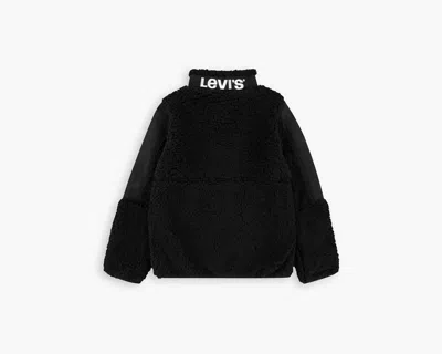 Levi's Sherpa Jacket Little Boys 4-7 4 In Black