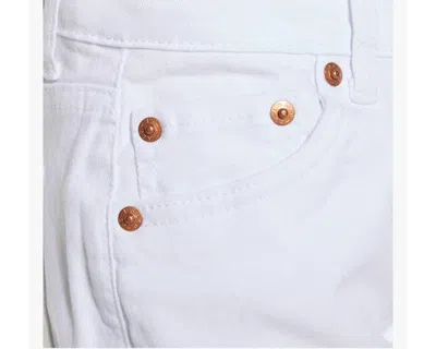 Levi's Girlfriend Shorty Shorts Big Girls 7-16 8 In White