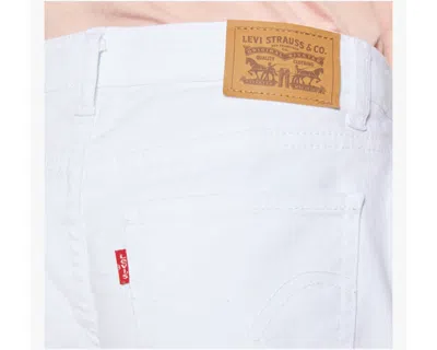 Levi's Girlfriend Shorty Shorts Big Girls 7-16 8 In White