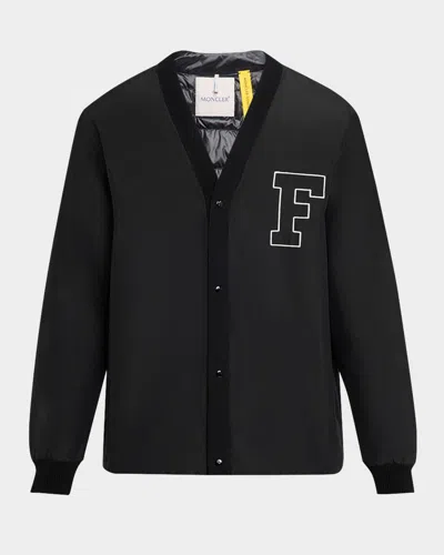 Moncler Genius Moncler X Fragment Hiroshi Fujiwara Anise Short Down Jacket In Black