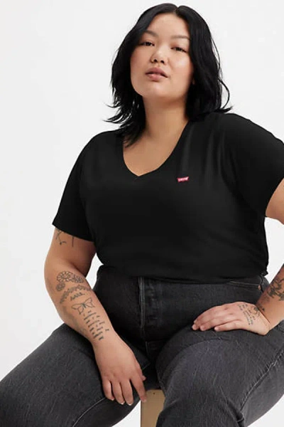 Levi's The Perfect Tee (plus Size) In Black